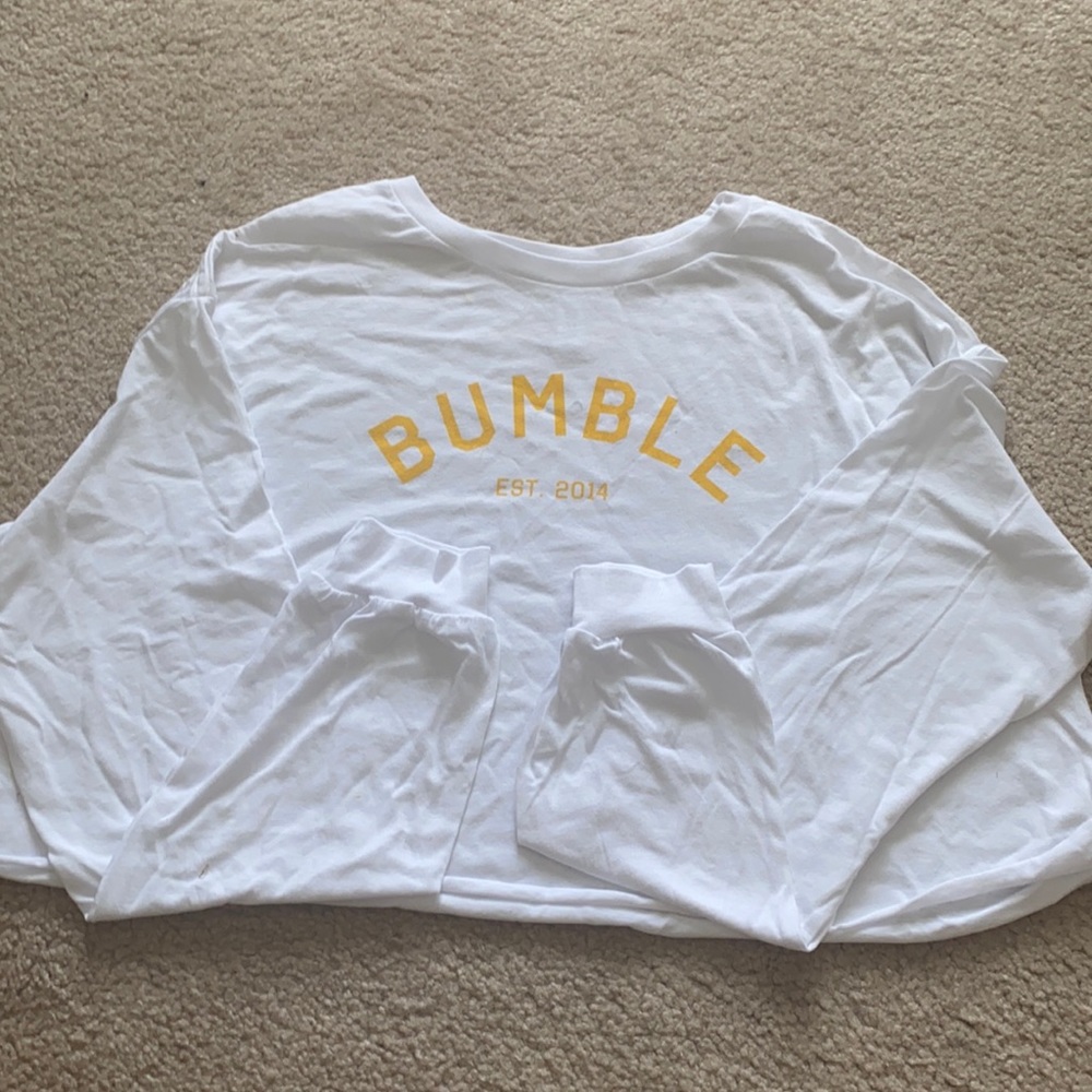 bumble cropped long sleeve BRAND NEW